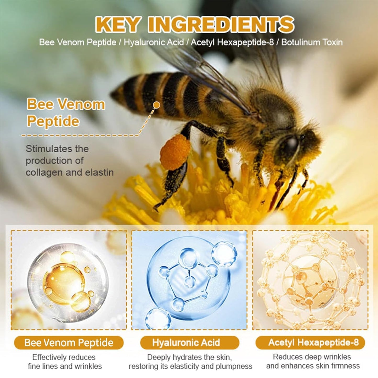 Bee Venom Wrinkle Repair Cream || BUY ONE GET ONE FREE