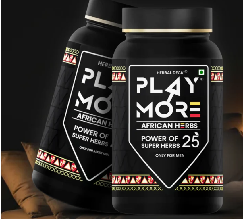 PLAY MORE FOR MEN || BY AFRICAN SUPER HERBS