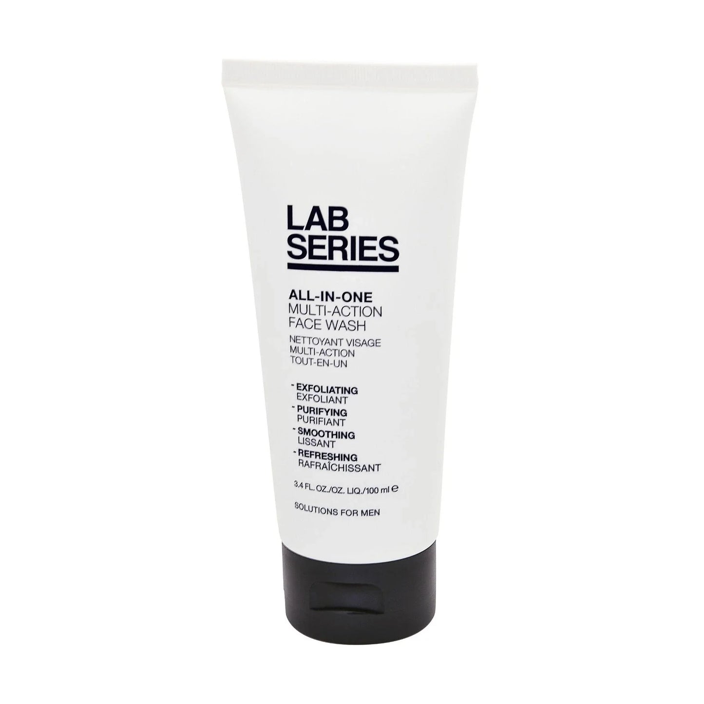 LAB SERIES Clean All-In-One Multi-Action Face Wash For Men 100ml Exfoliate NEW